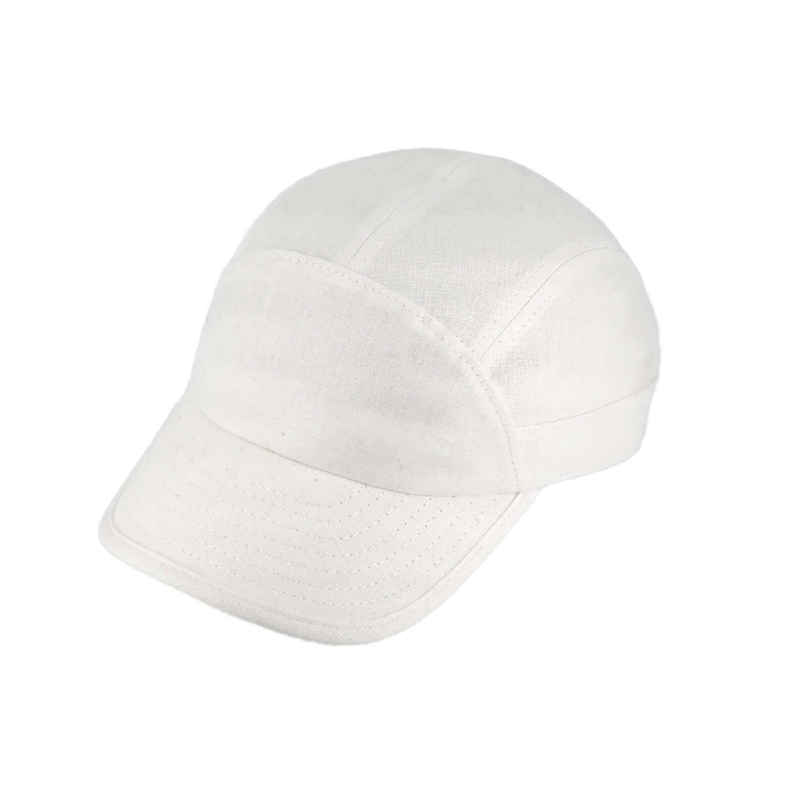 Fiebig Baseballcap Leinen uni Weiss