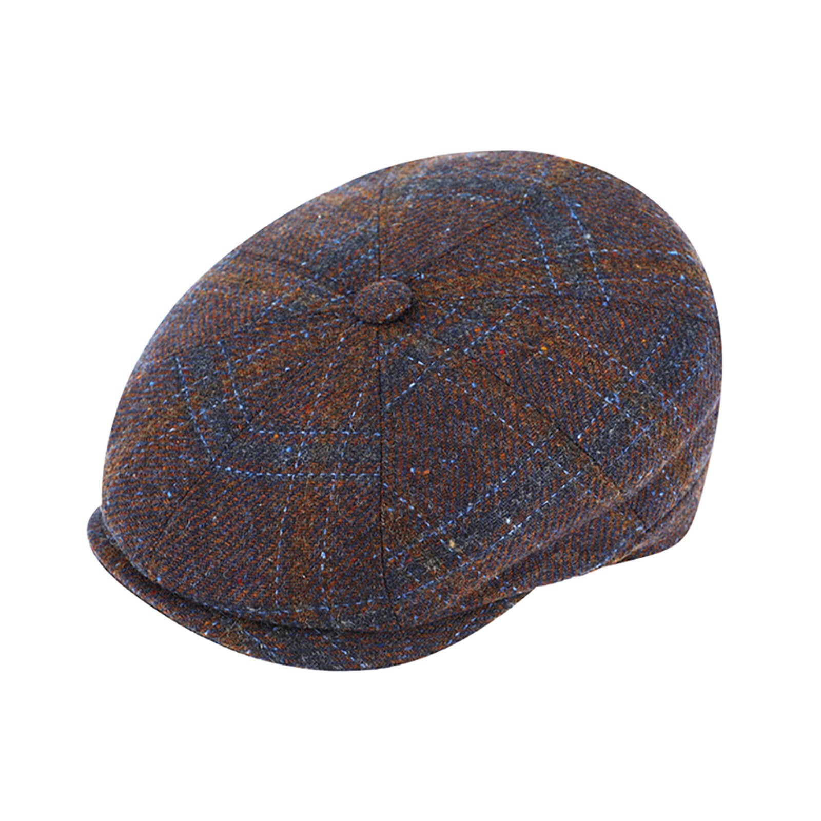 Fiebig 8-Panel Cap gemustert mit Steg Rost