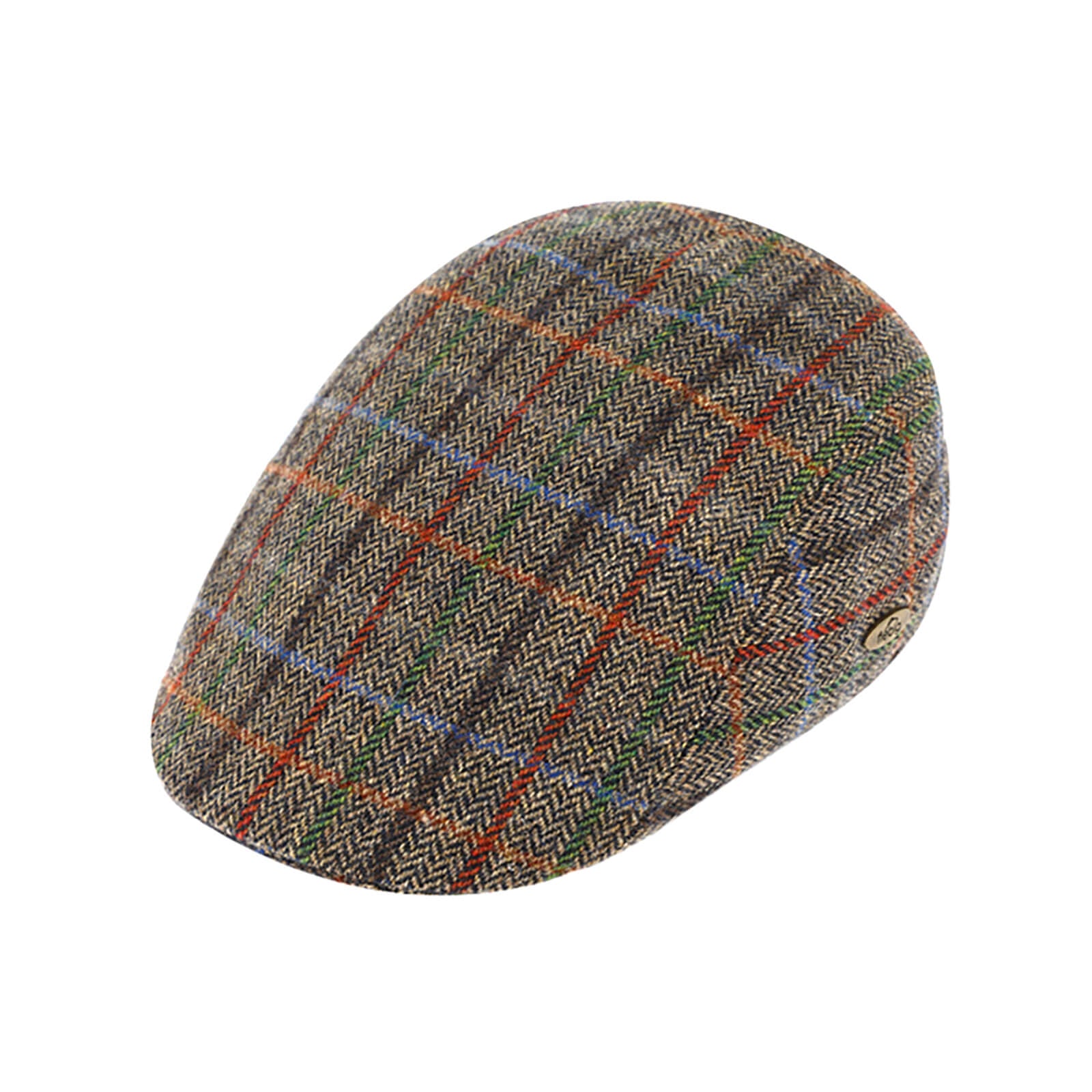 Fiebig Flatcap Wolle gemustert Beige