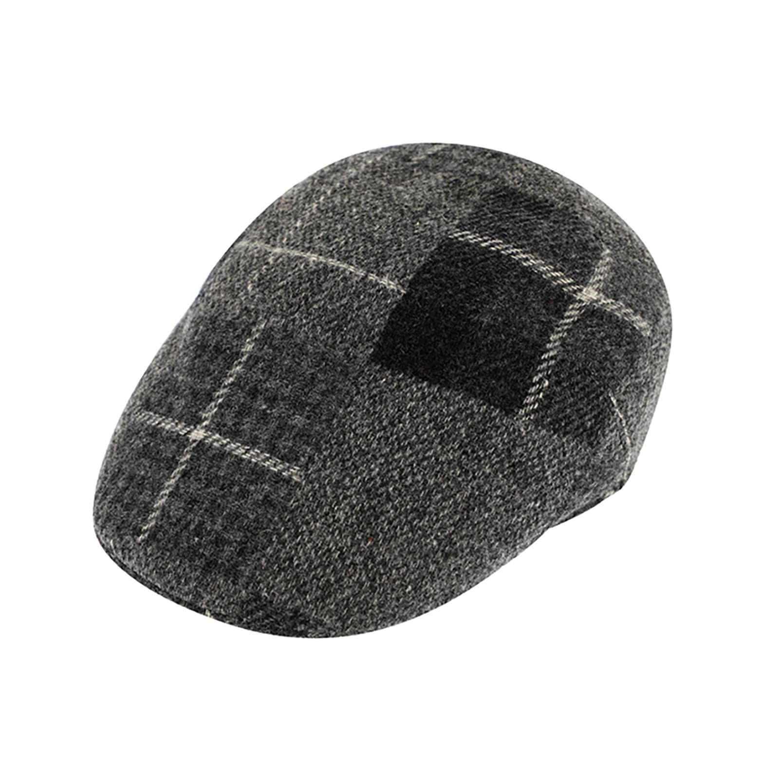 Fiebig Flatcap Wolle Patchwork Anthrazit
