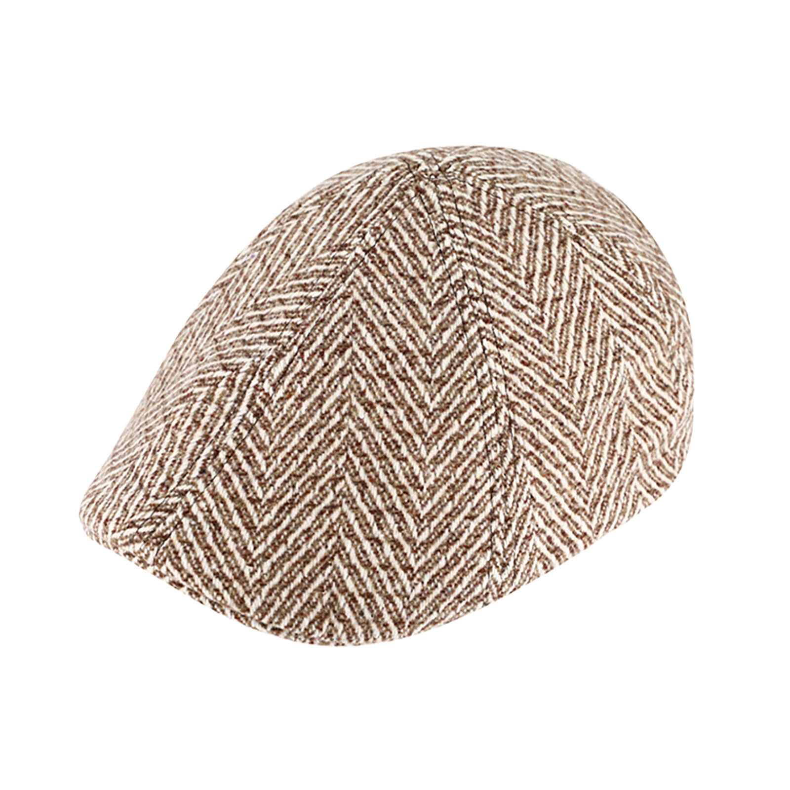 Fiebig 6-Panel Cap herringbone Beige