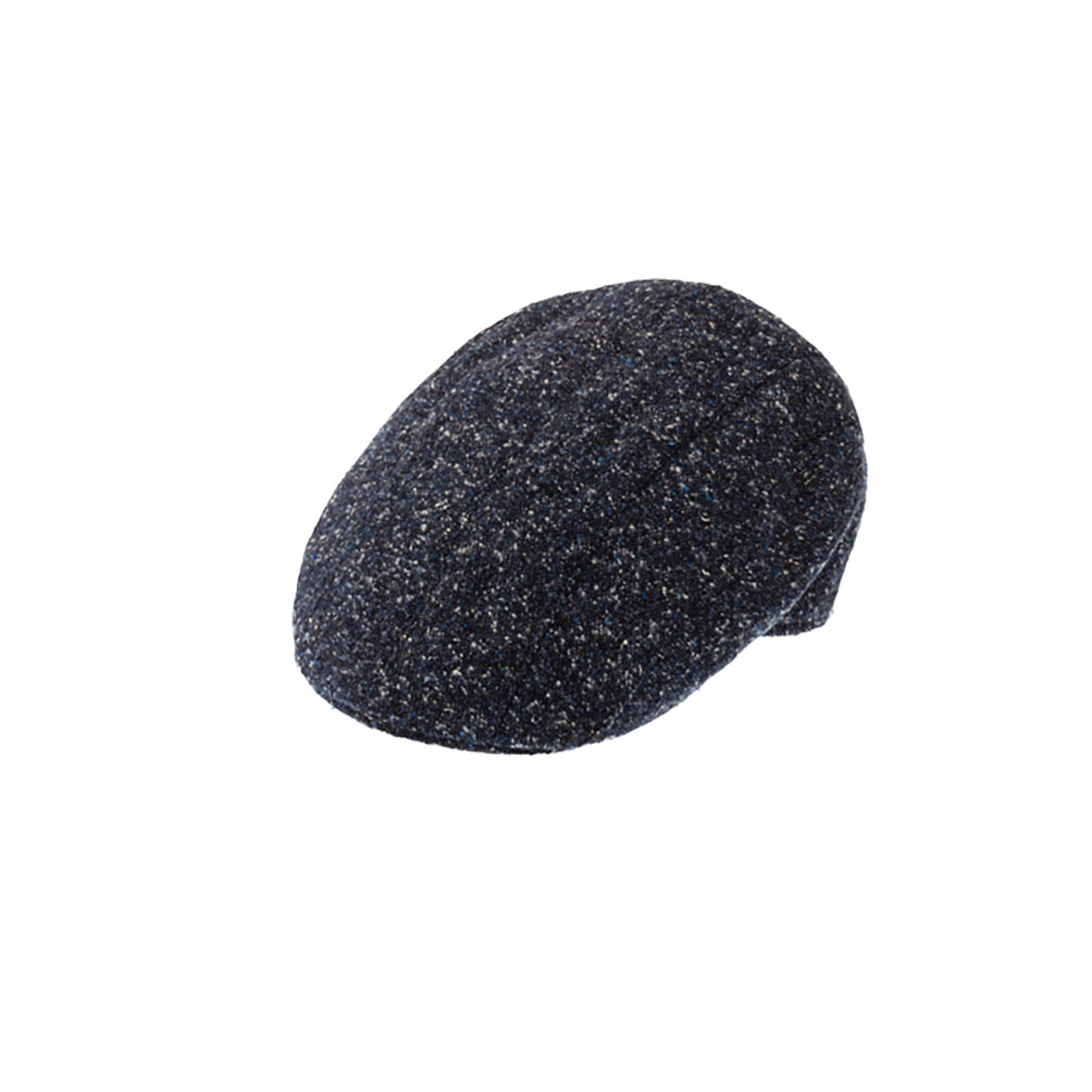 Fiebig Flatcap Cap Wolle melange Marineblau