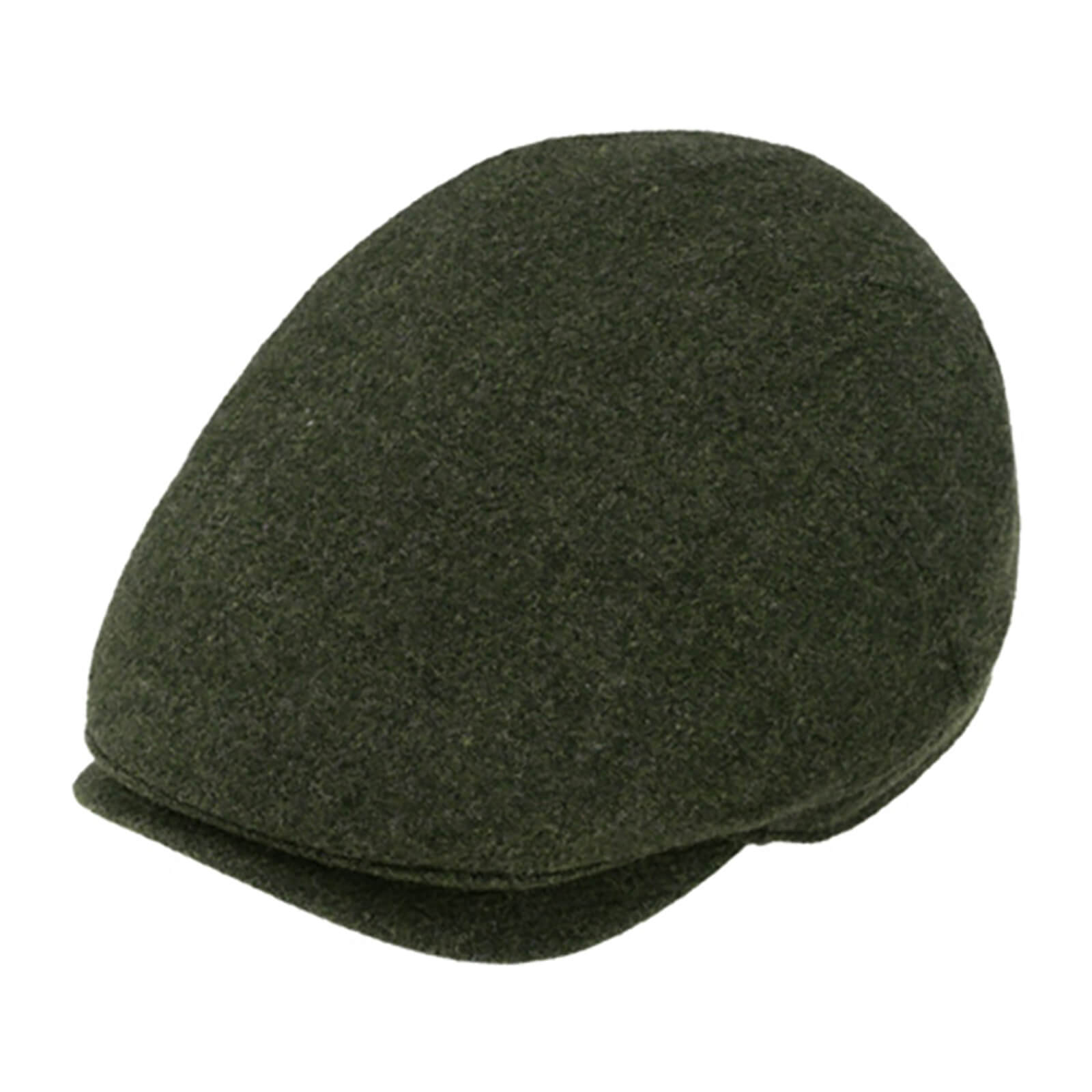 Fiebig Flatcap Shetlandwolle melange Oliv