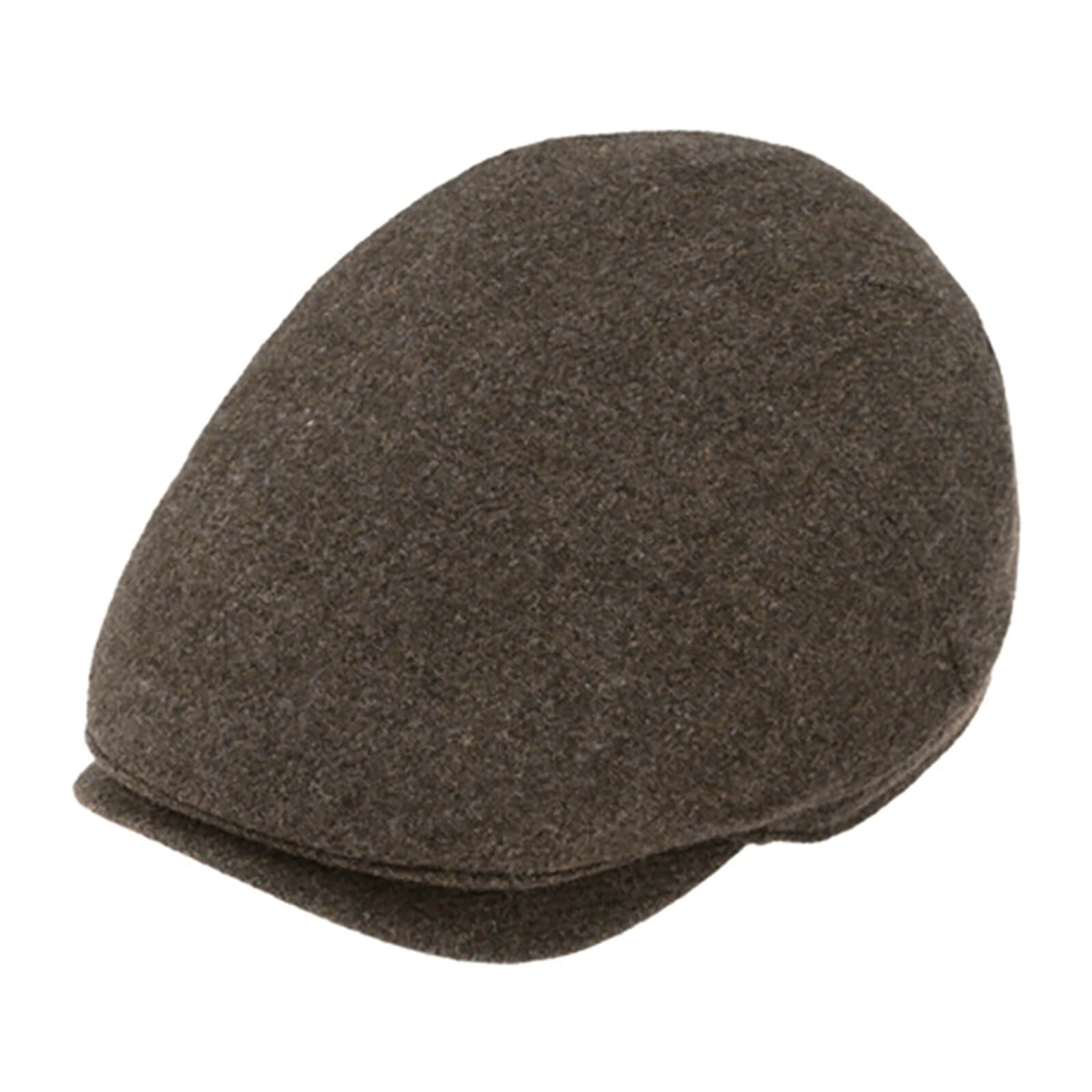 Fiebig Flatcap Shetlandwolle melange Taupe