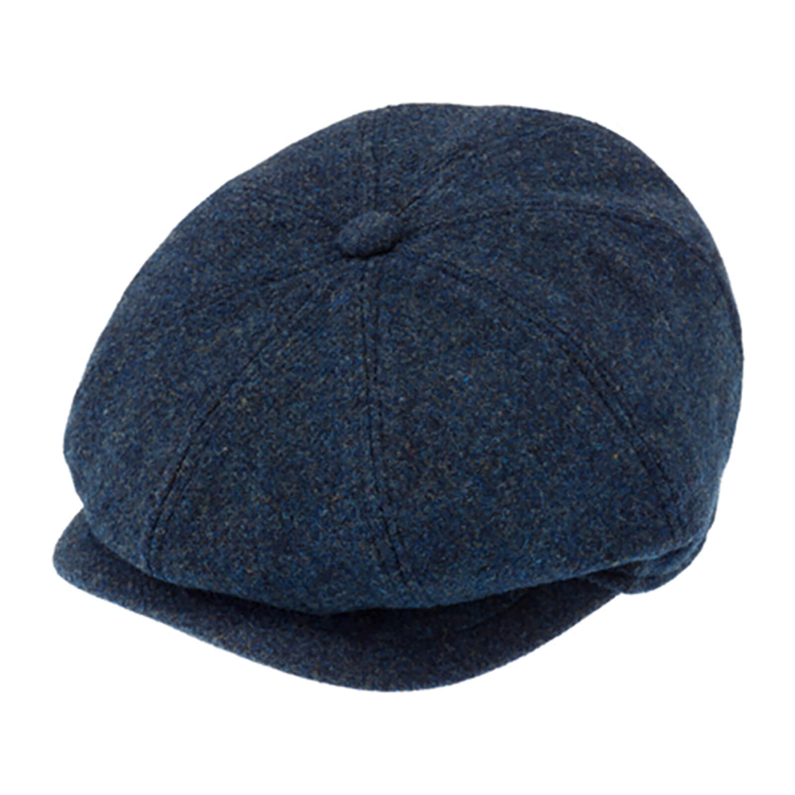 Fiebig 8-Panel Cap Shetland melange Jeansblau