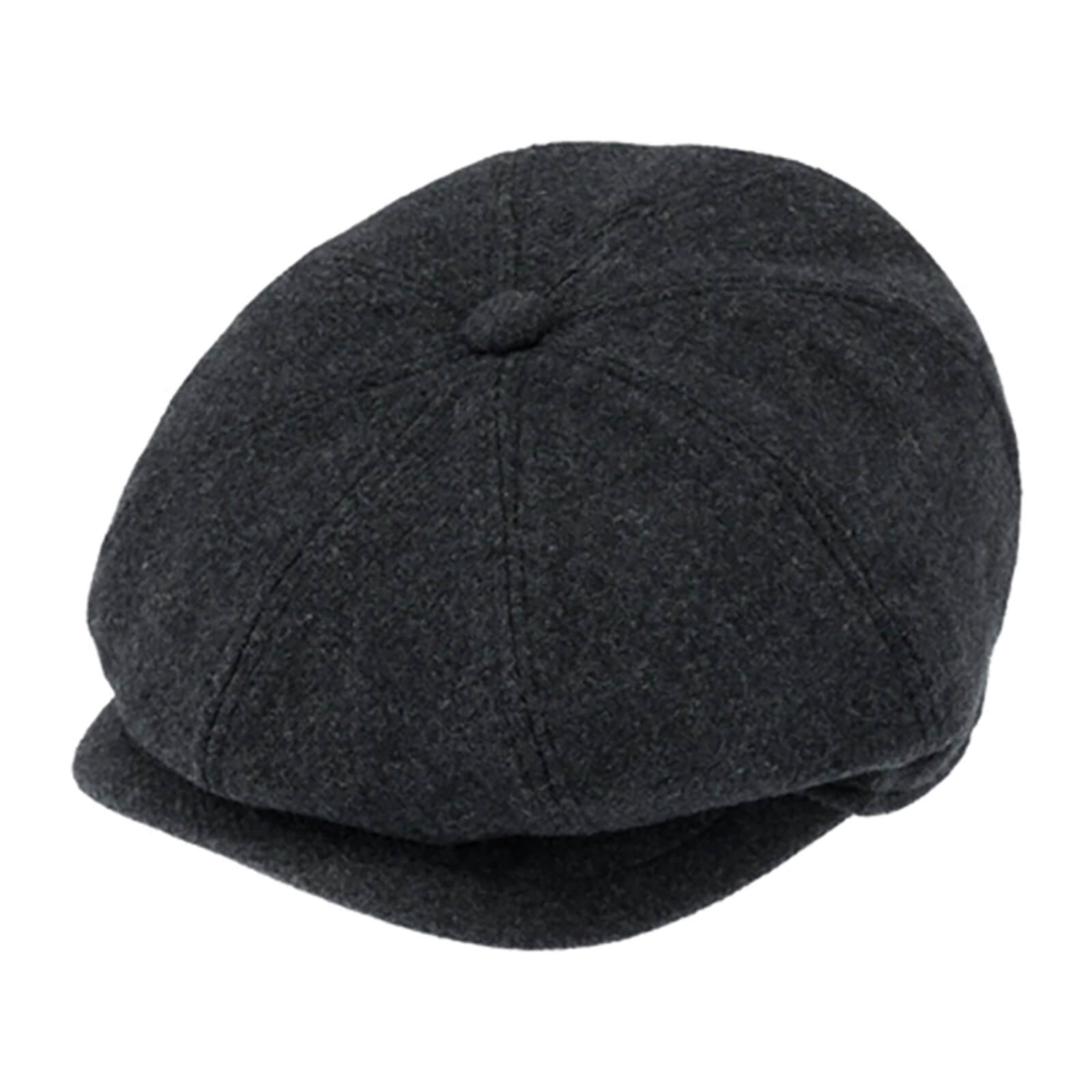Fiebig 8-Panel Cap Shetland melange Anthrazit