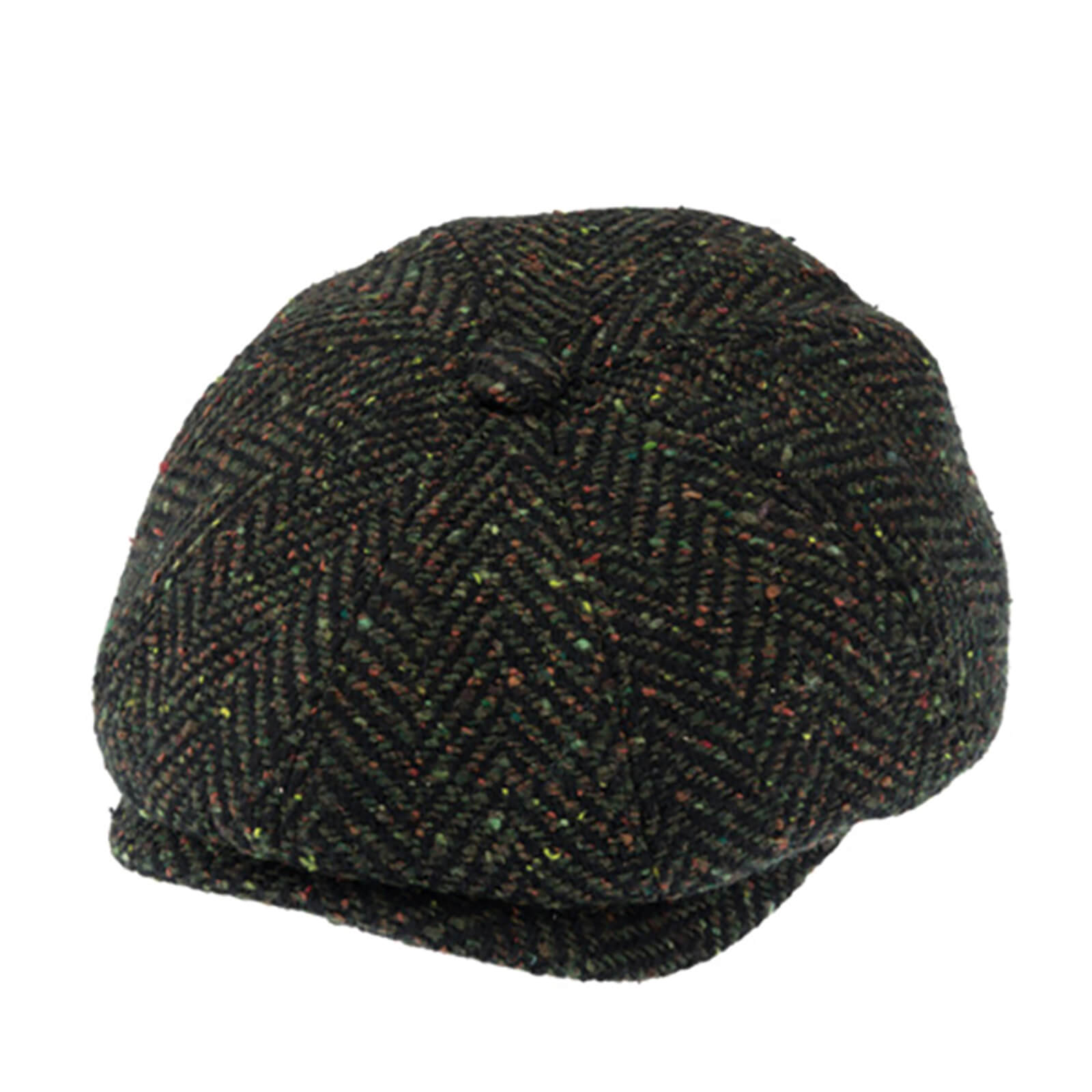 Fiebig 8-Panel Cap Wolle Herringbone Oliv