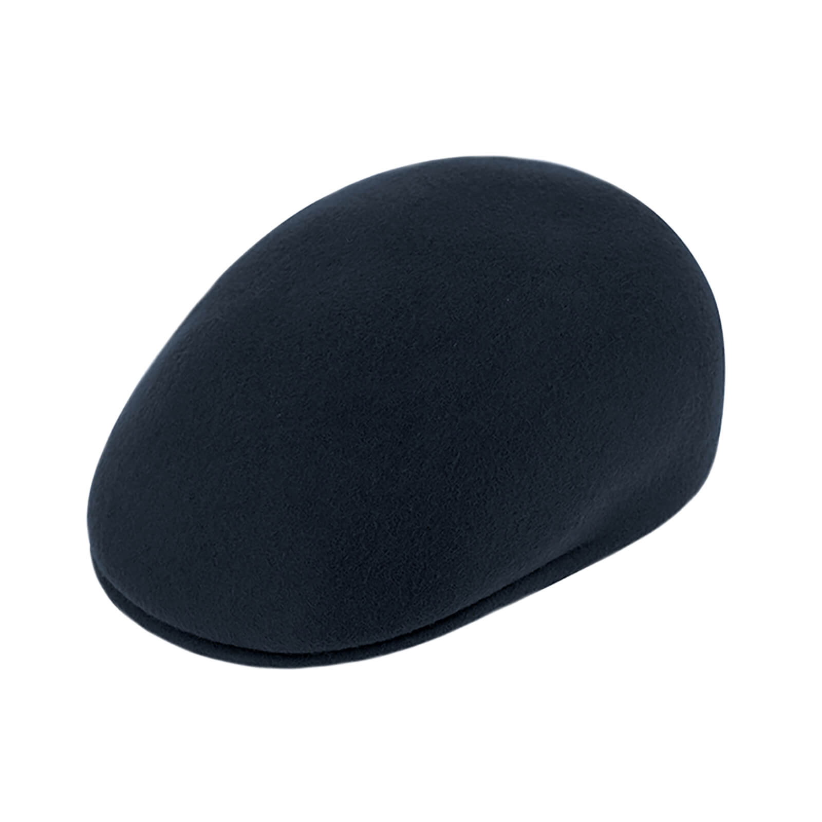 Fiebig Flatcap Wollfilz Marineblau