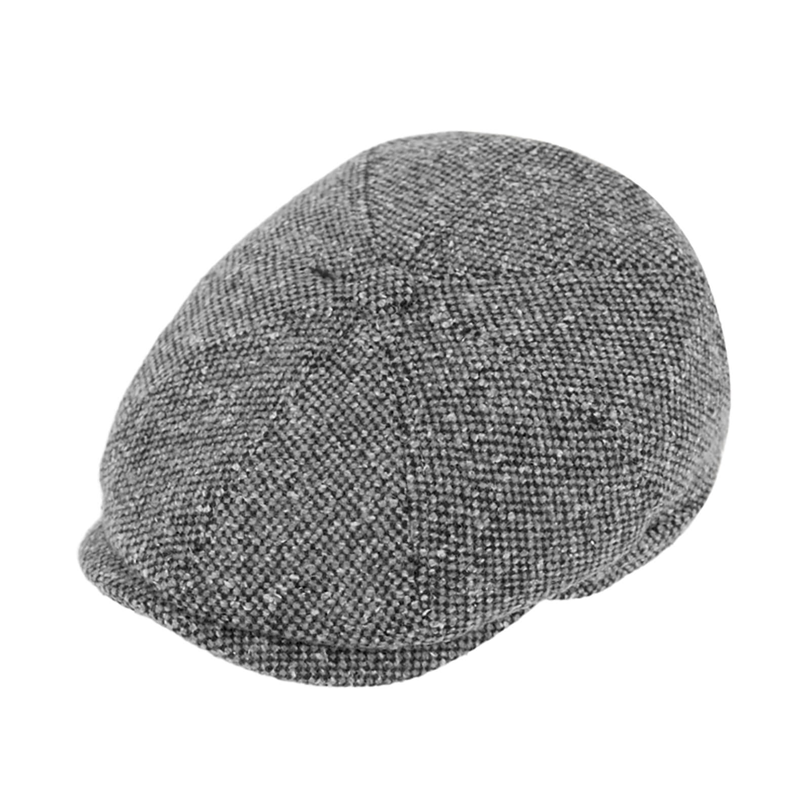 Fiebig 8-Panel Cap Wollmix Melange Anthrazit