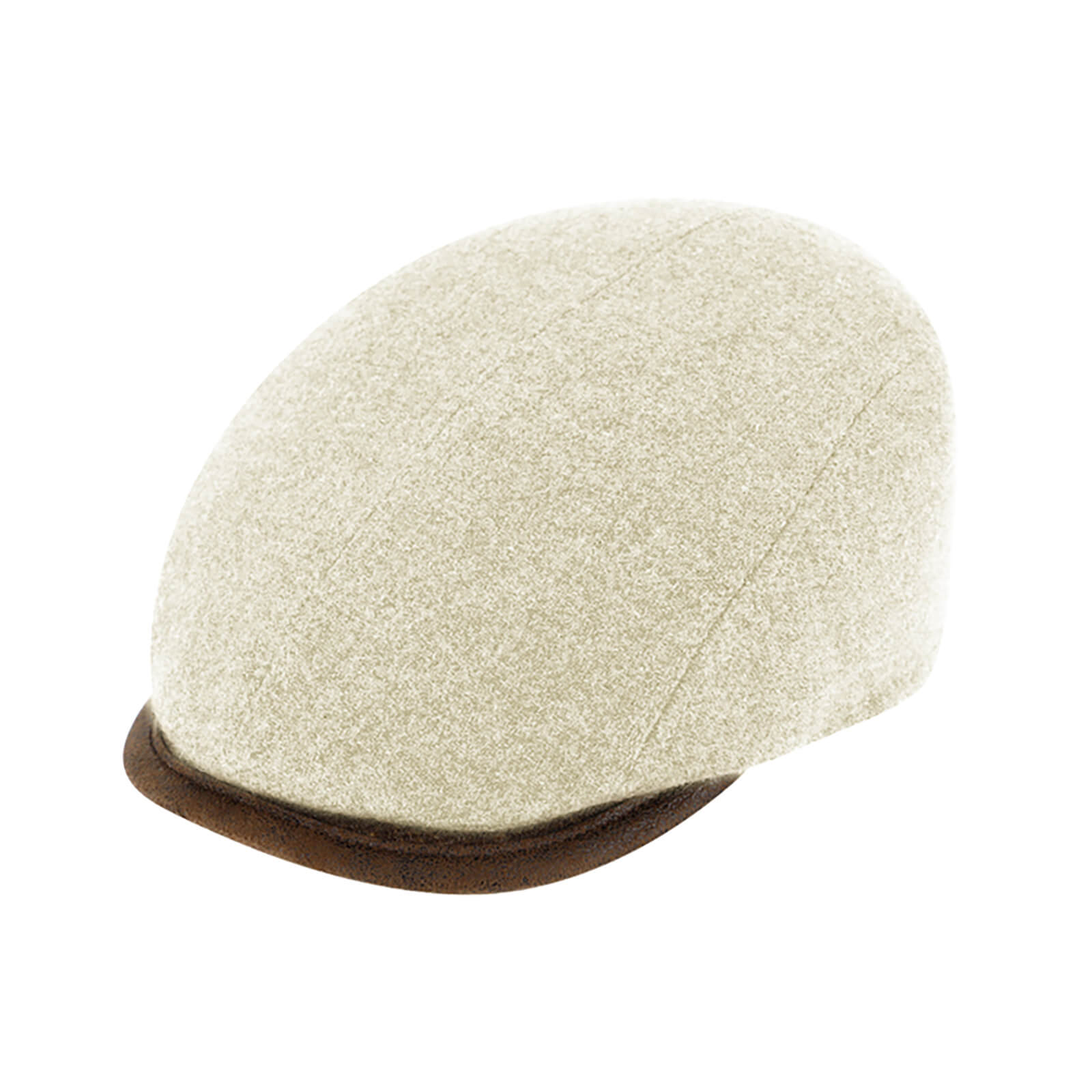 Fiebig Flatcap Schurwolle uni Beige