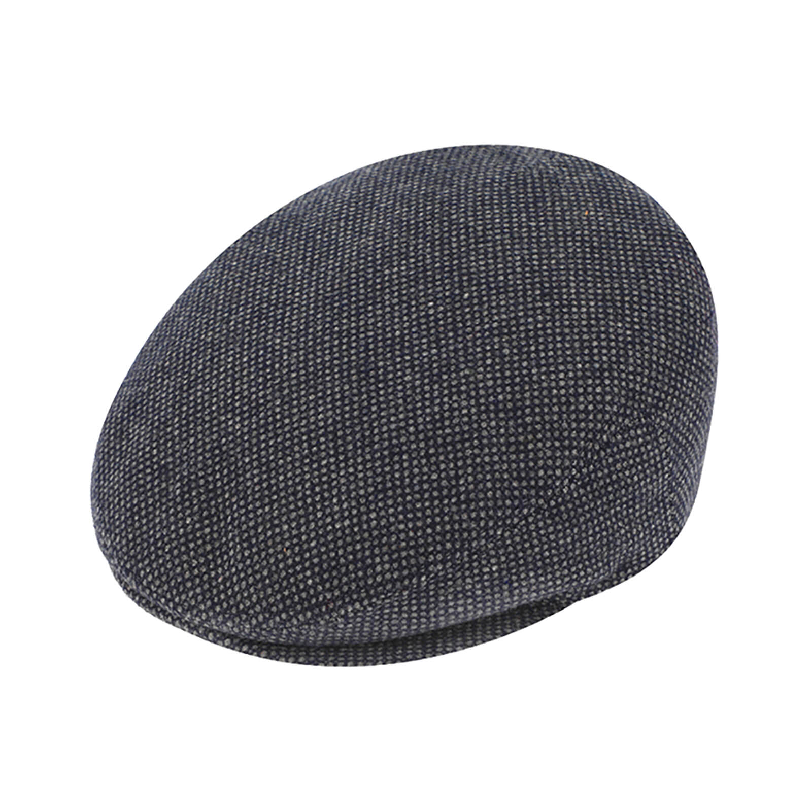 Fiebig Flatcap mit Ohrenklappen gemustert Marineblau