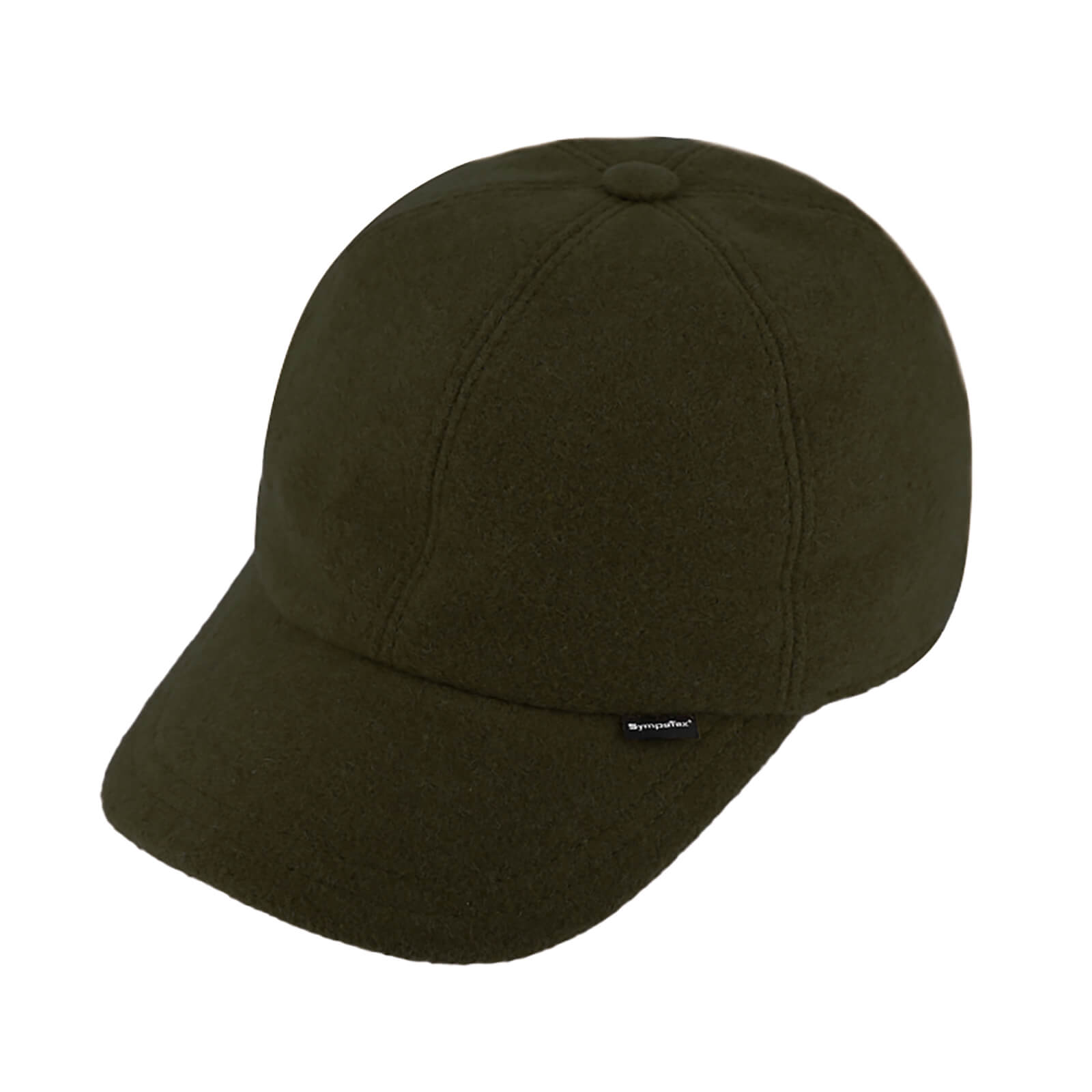 Fiebig Baseballcap Wolle uni Sympatex mit Ohrenklappen Oliv