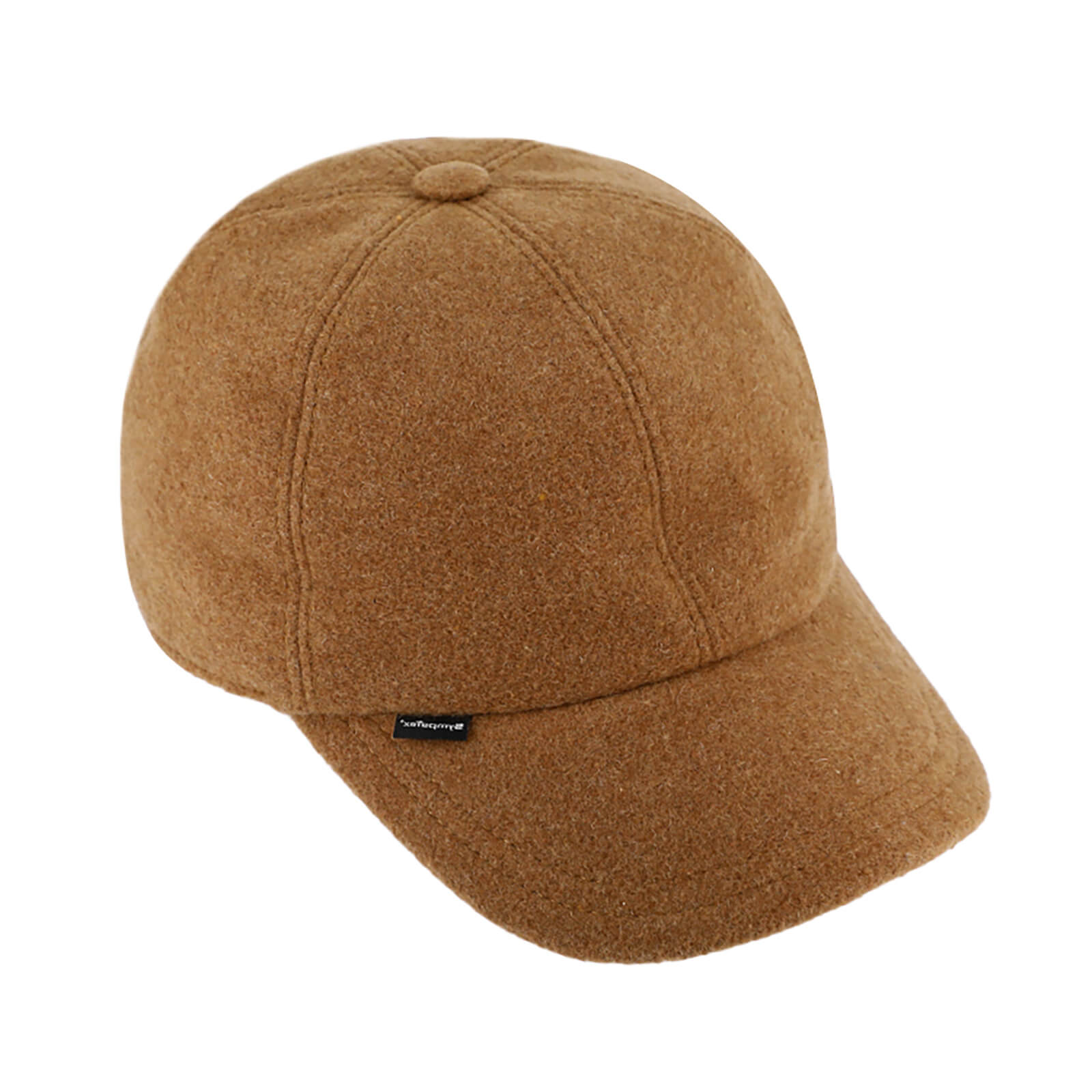 Fiebig Baseballcap Wolle uni Sympatex mit Ohrenklappen Camel
