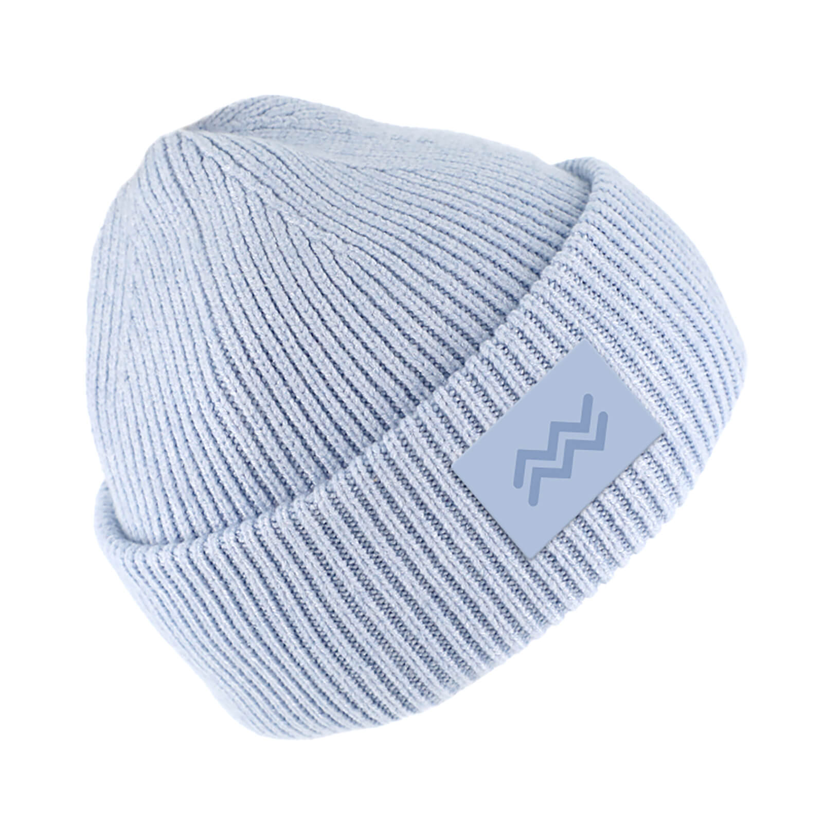 Fiebig Strickbeanie gerippt mit Umschlag uni