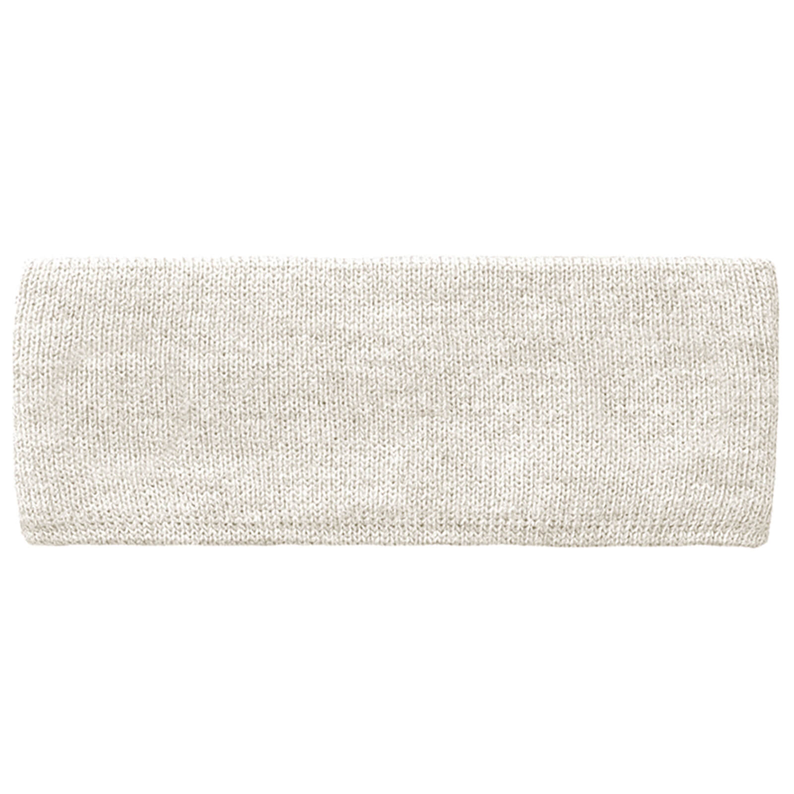 Fiebig Strickstirnband uni mit Baumwollfutter