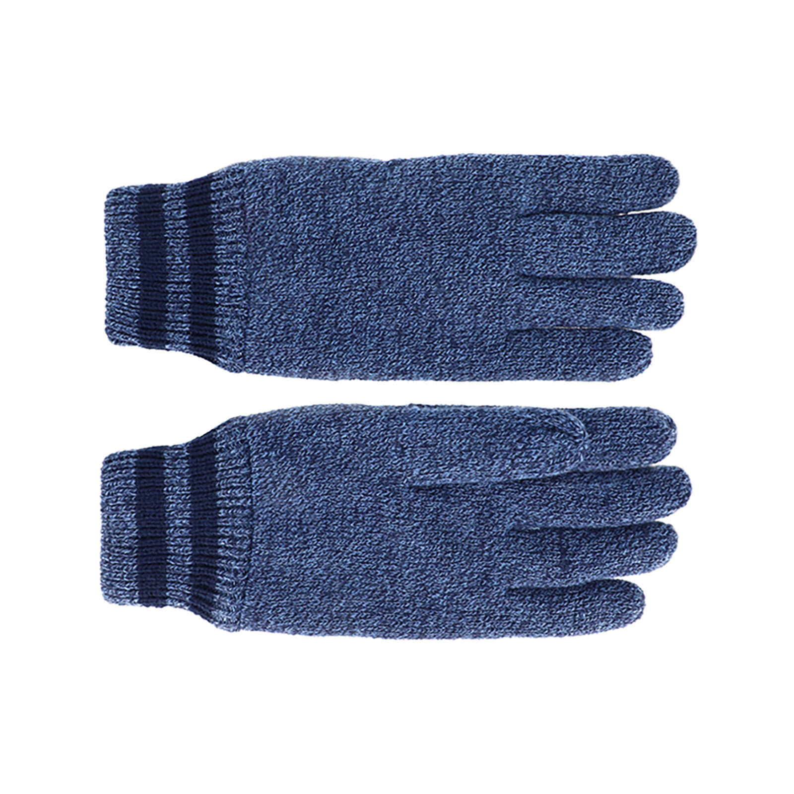Fiebig Handschuhe Strick melange Thermal Insulation Jeansblau