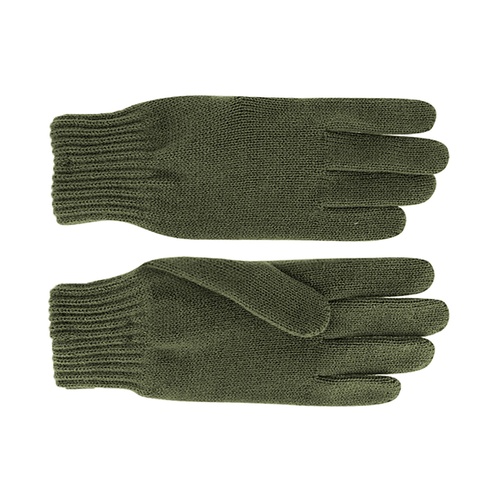 Fiebig Strickhandschuhe uni Khaki