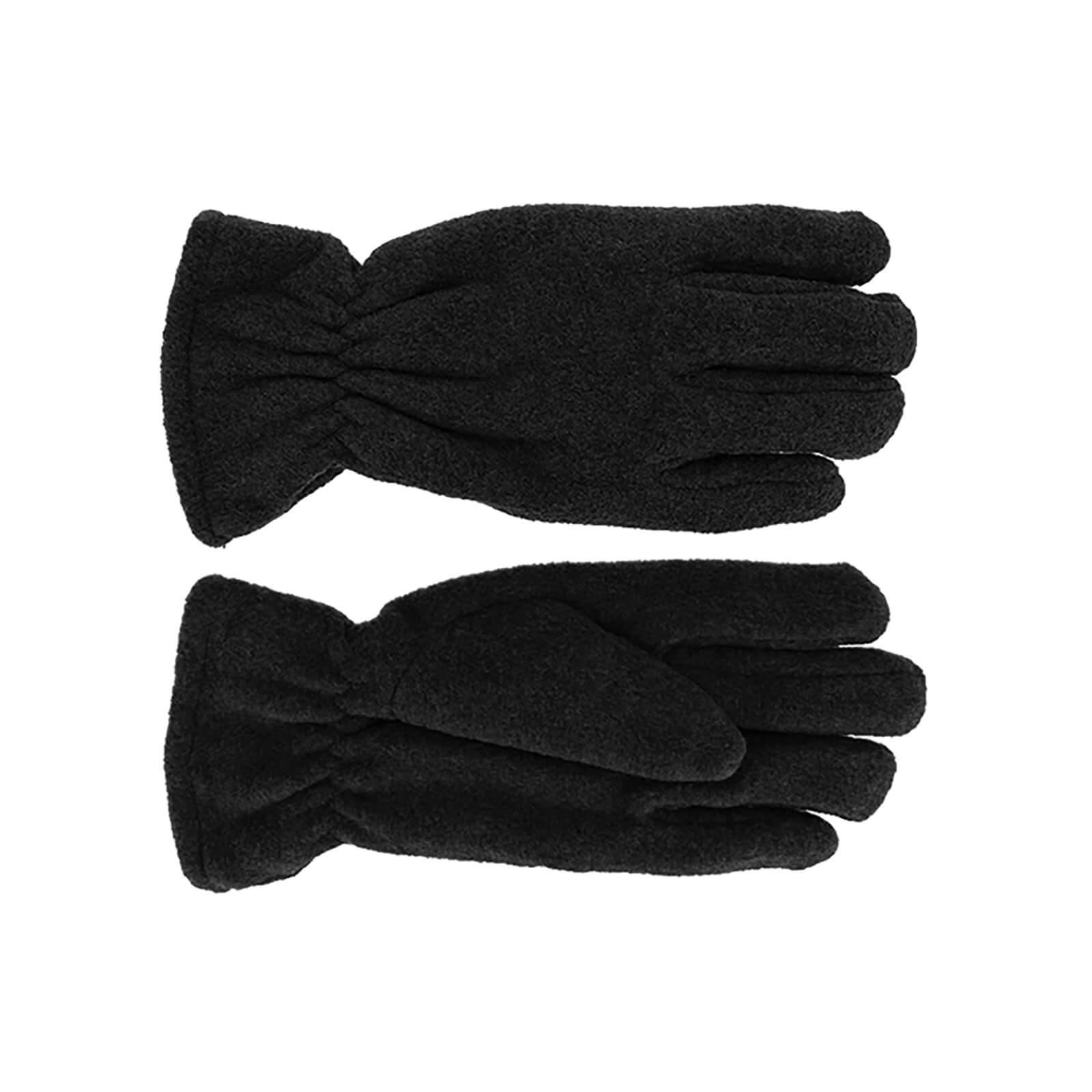 Fiebig Handschuhe Fleece uni Schwarz