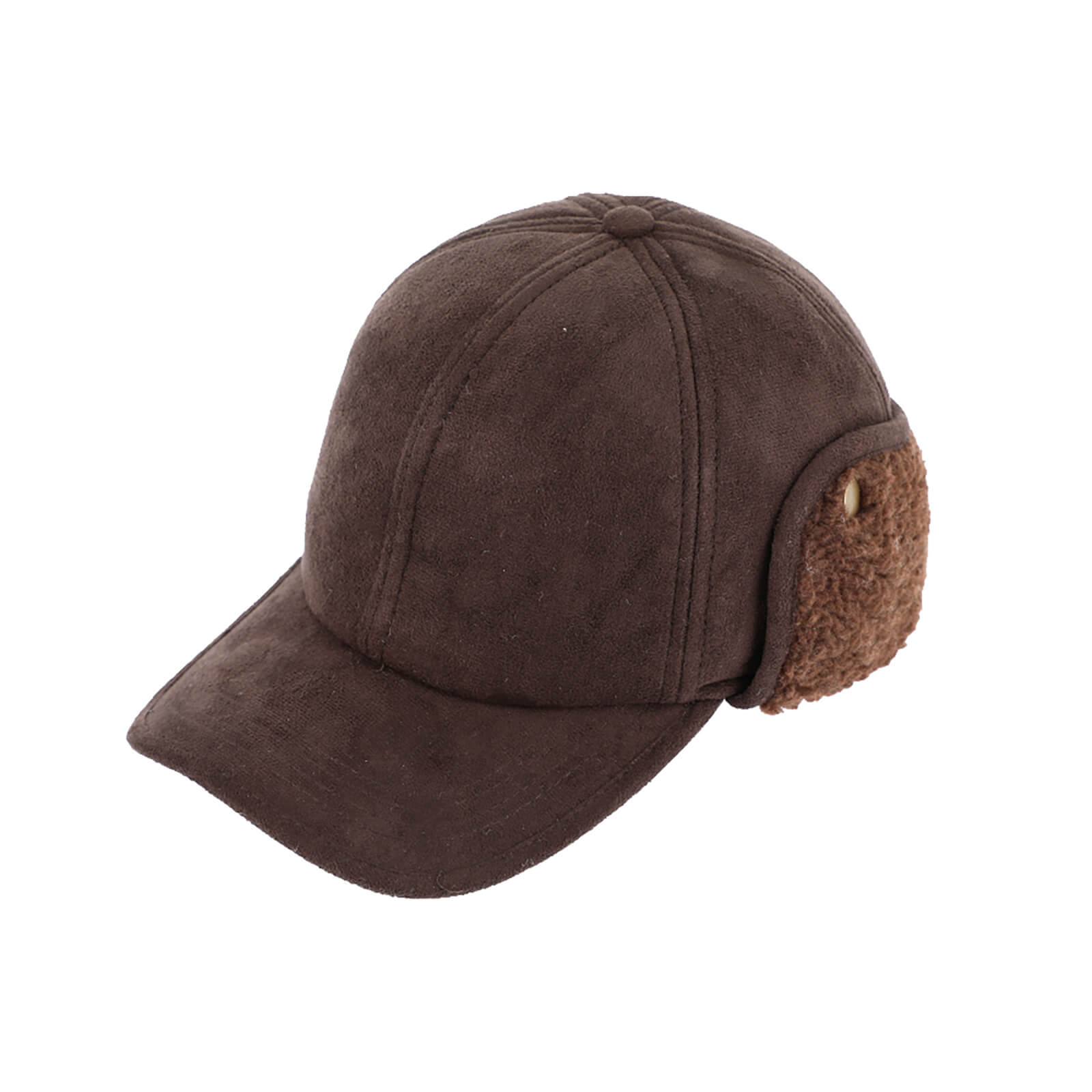 Fiebig Baseballcap mit Ohrenklappen Braun