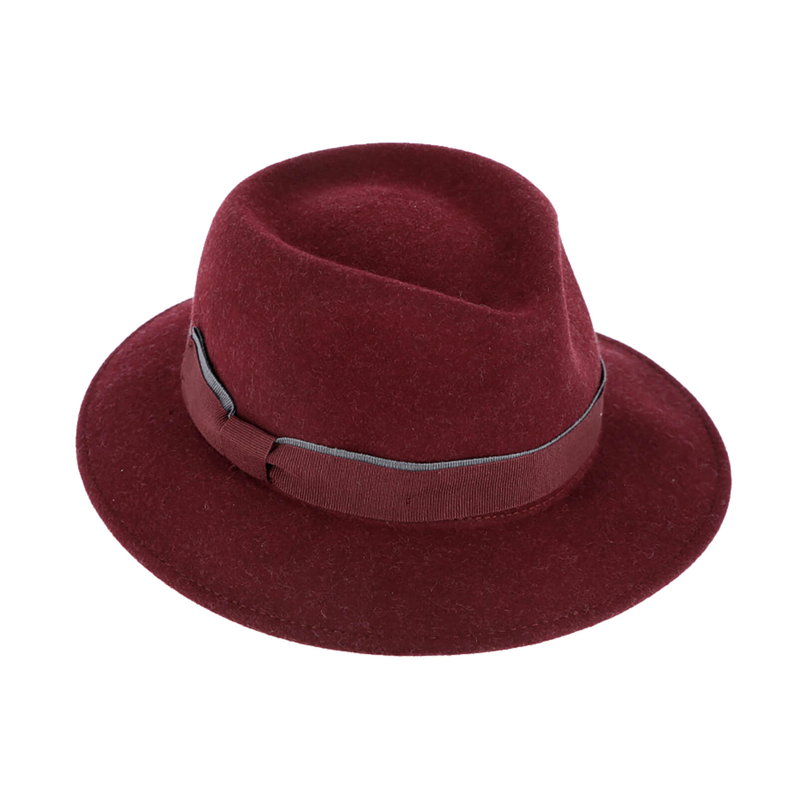Fiebig Wollfilzhut Traveller uni Bordeaux