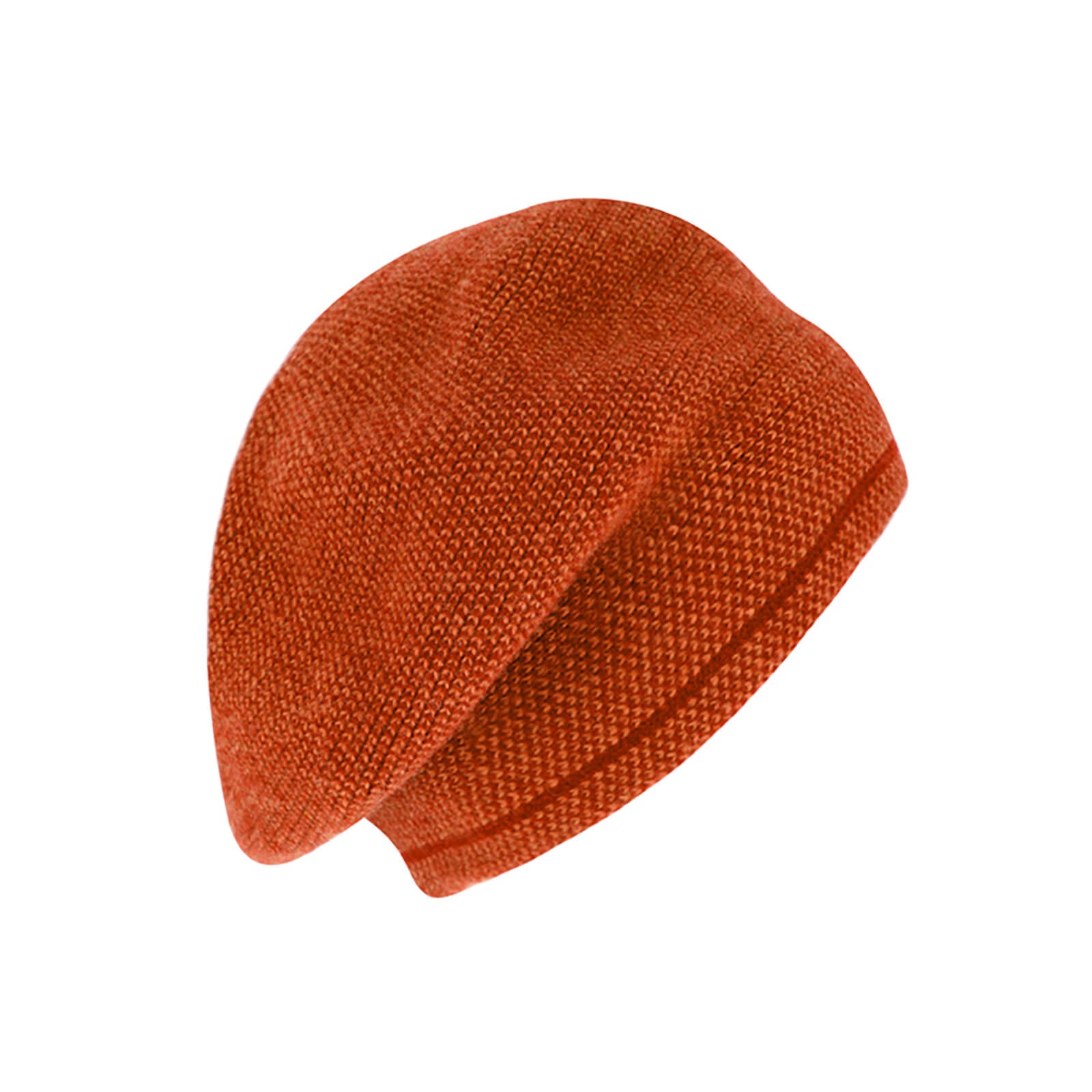 Fiebig Strickmütze Baske Wolle melange