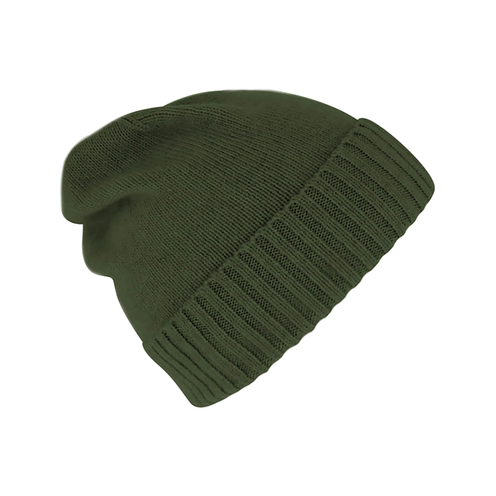 Fiebig Strickmütze Beanie Kaschmir uni
