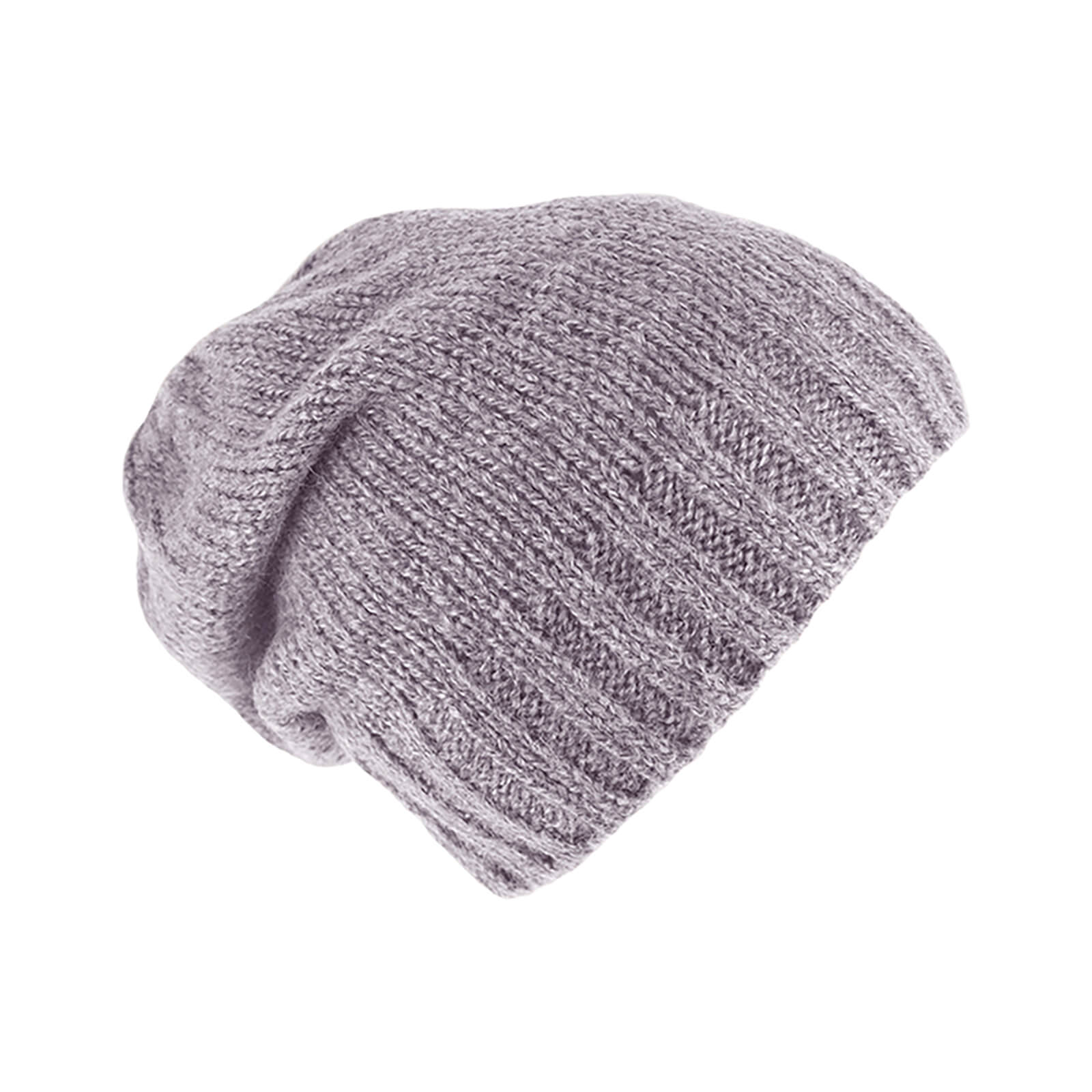 Fiebig Strickbeanie uni 1/2 Fleecefutter