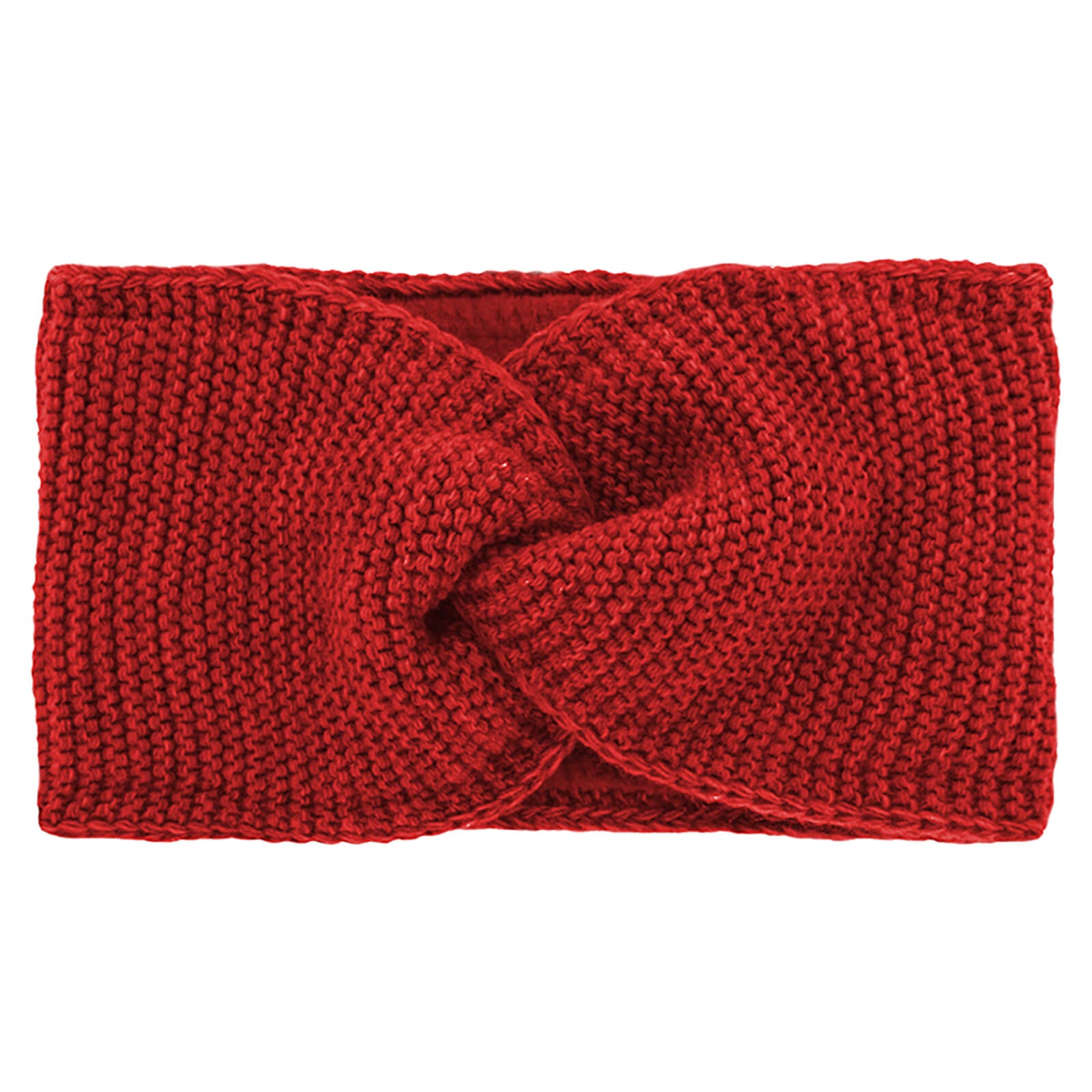 Fiebig Strickstirnband Wolle uni gedreht