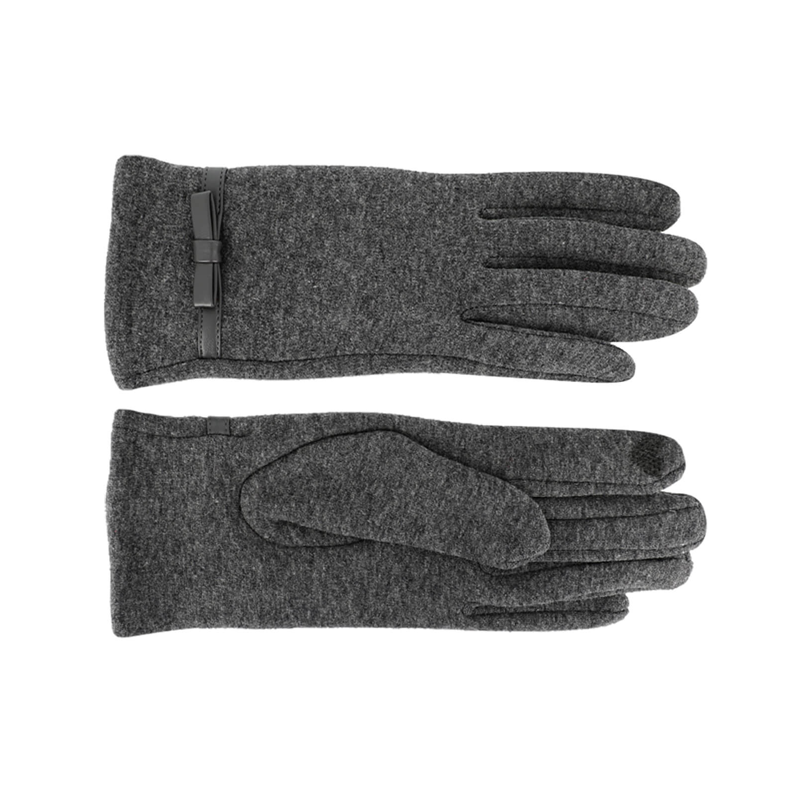 Fiebig Handschuhe Jersey uni Anthrazit