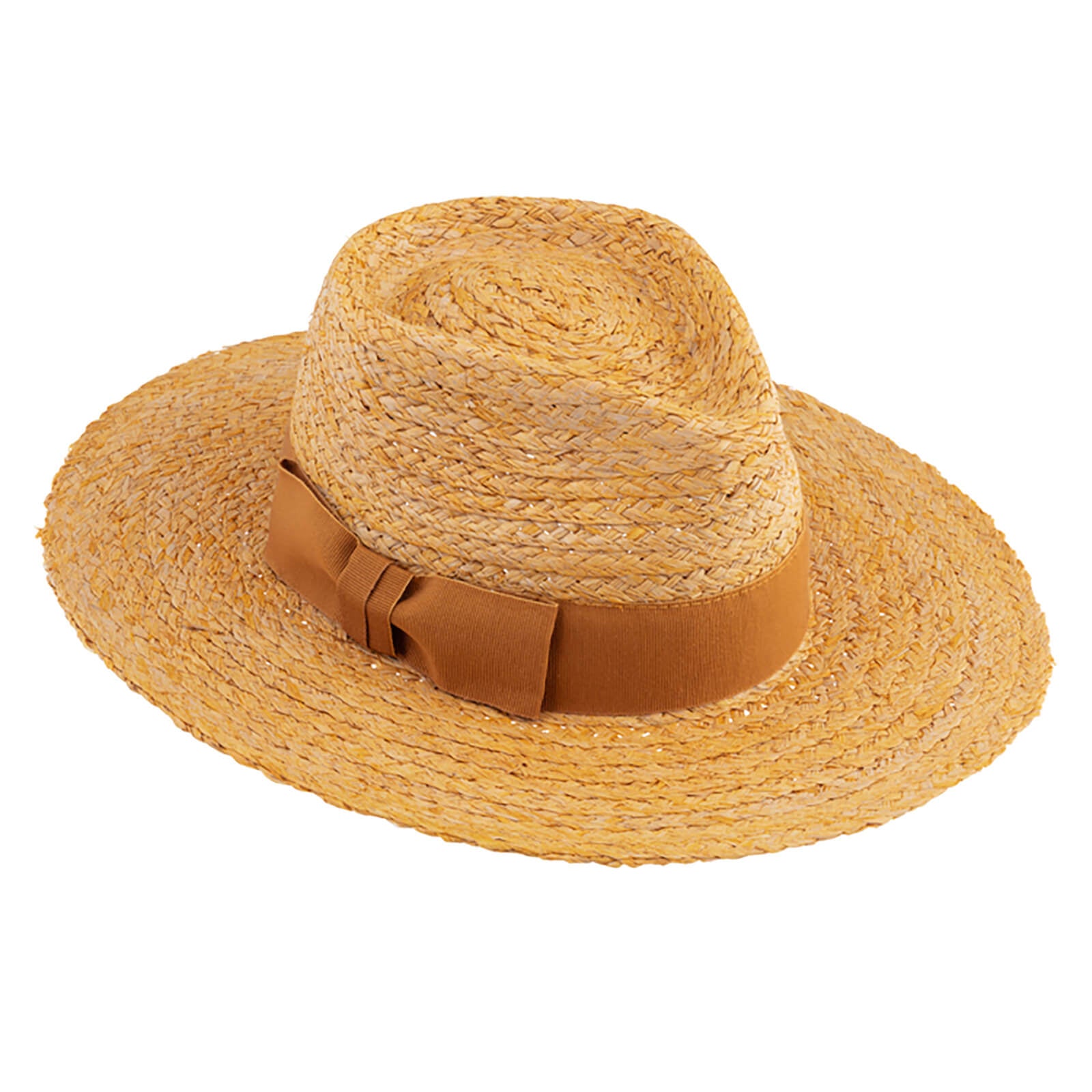 Fiebig Strohhut Traveller melange Band uni