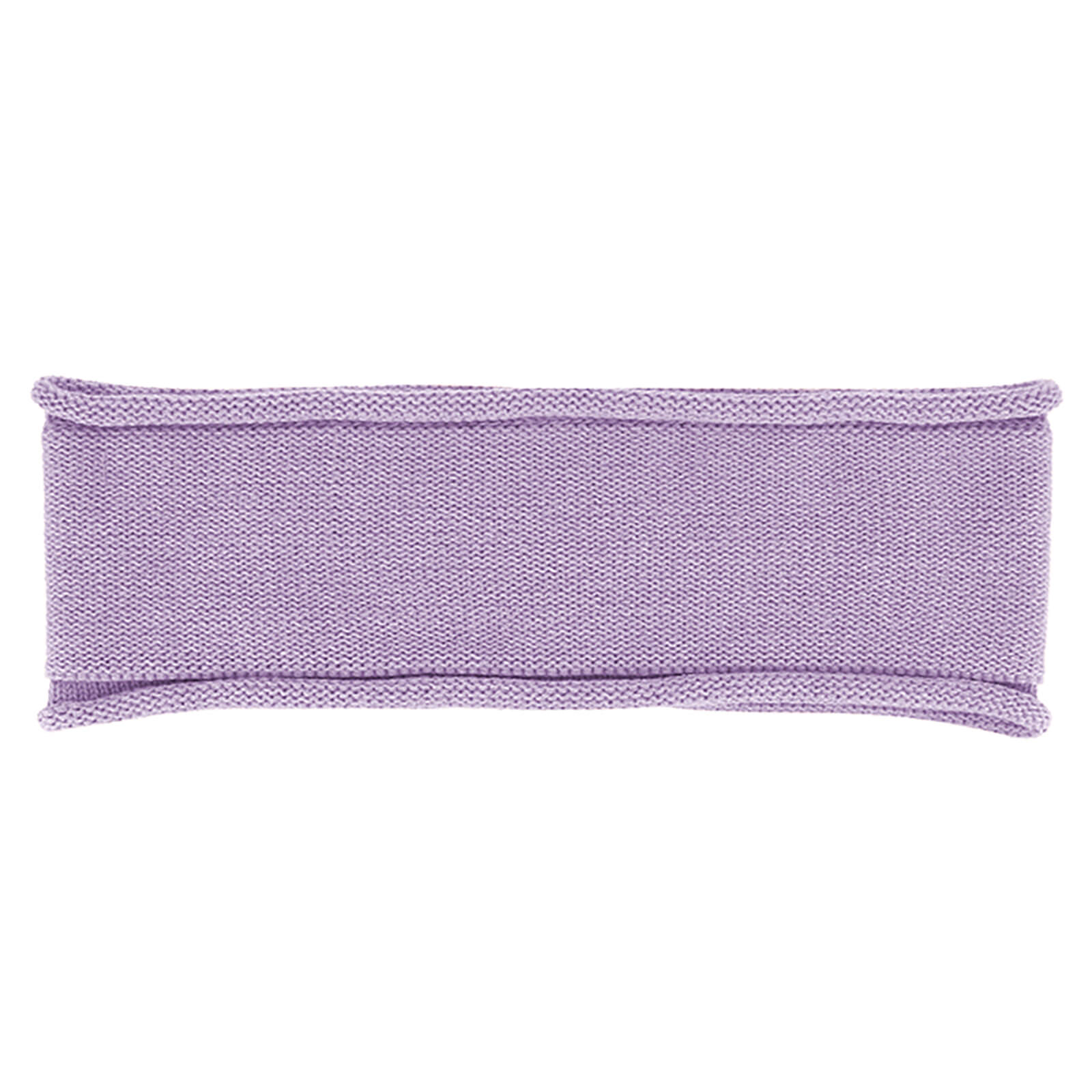 Fiebig Strickstirnband uni Rollrand GOTS