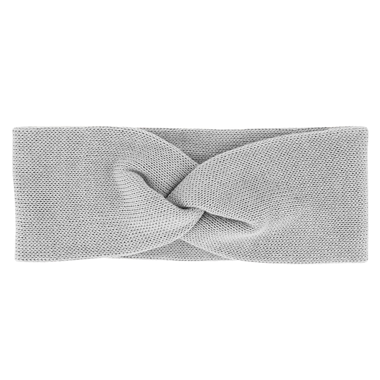 Fiebig Strickstirnband uni gedreht GOTS