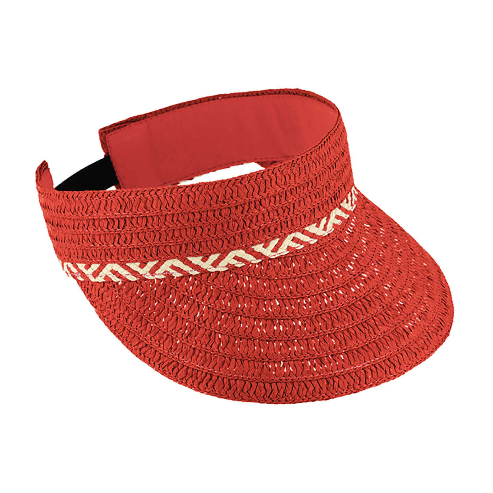 Fiebig Visor uni mit Kontrastband