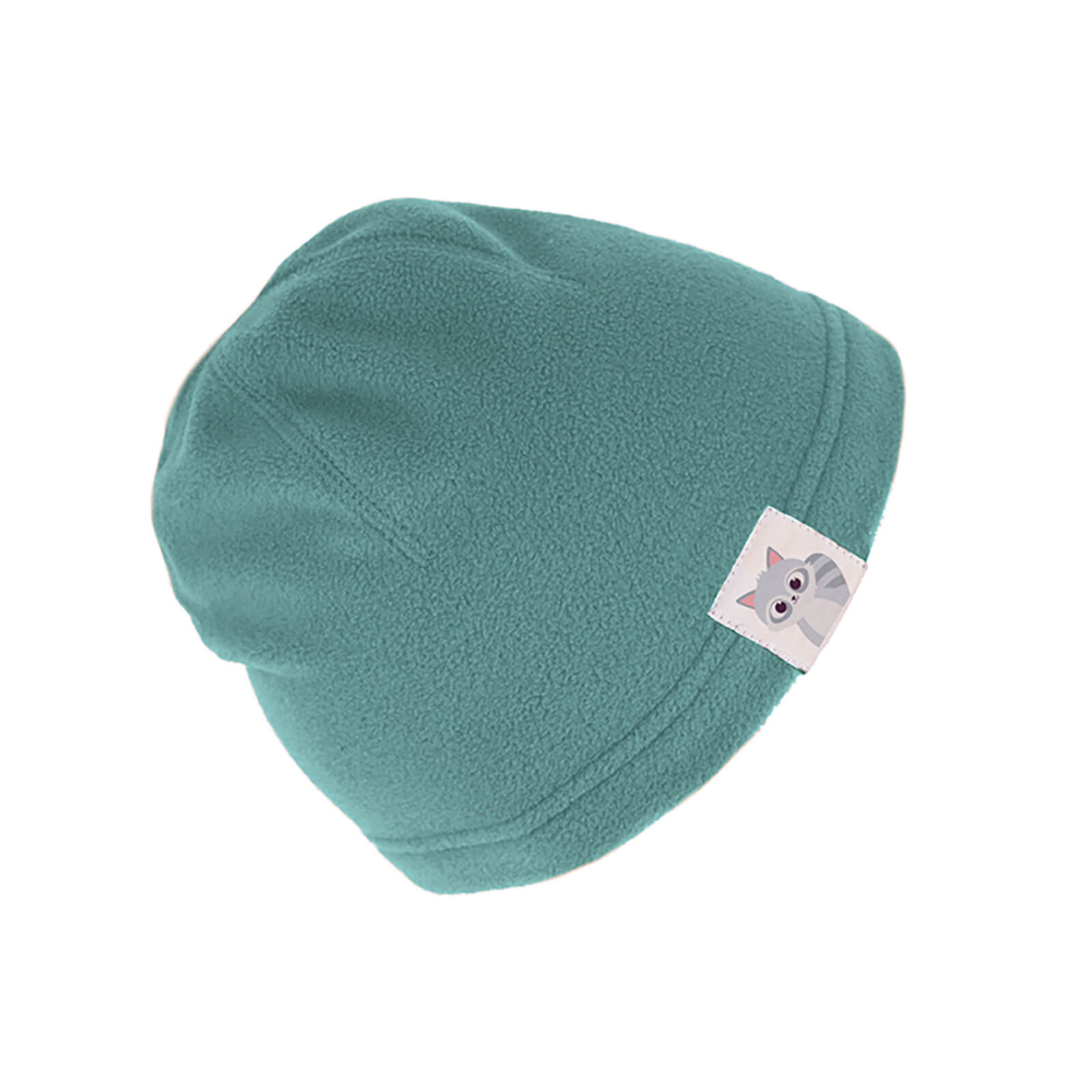 Fiebig Stoffmütze Fleece uni Jeansblau