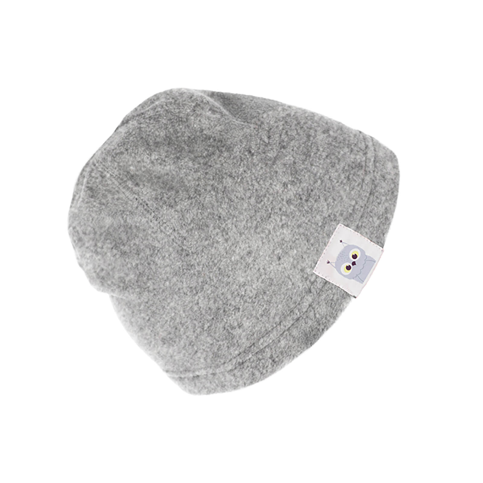 Fiebig Stoffmütze Fleece uni Hellgrau