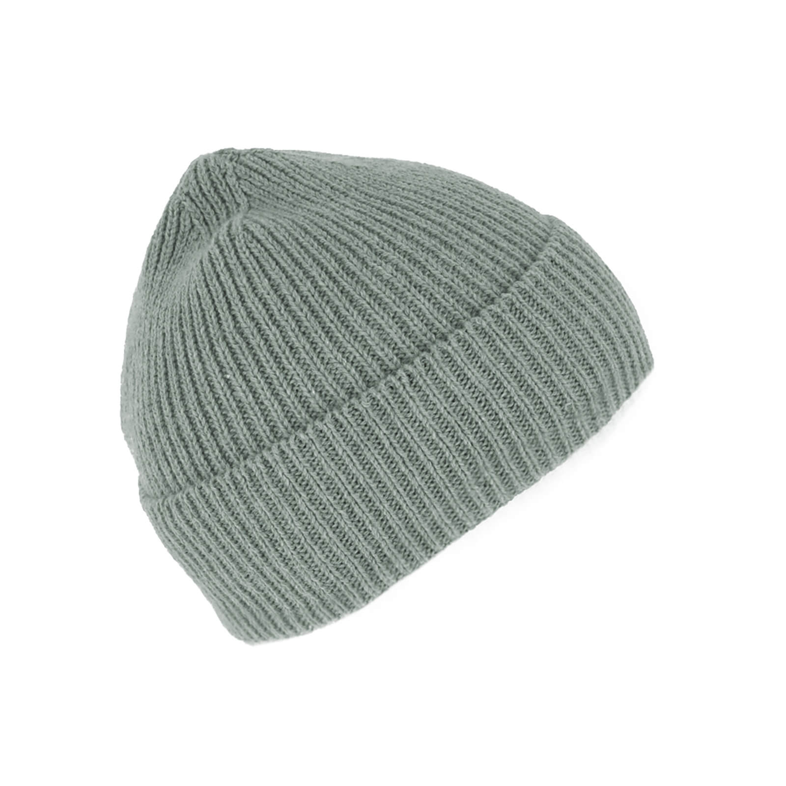 Fiebig Strickmütze mit Umschlag uni Khaki