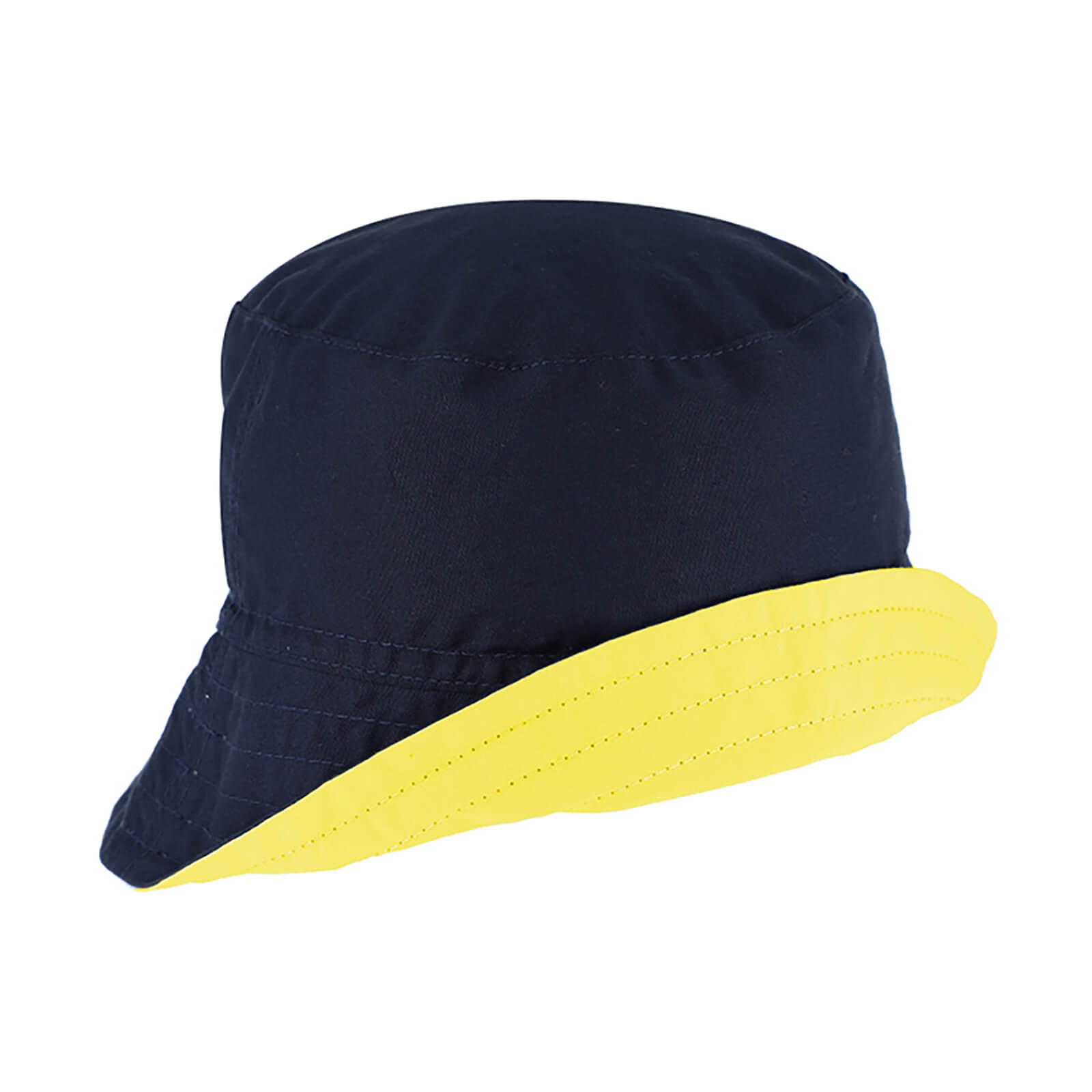 Fiebig Fischerhut zweifarbig wendbar UV-Schutz GOTS Marineblau